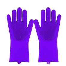 Load image into Gallery viewer, SILICONE DISH WASHING GLOVES