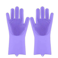 Load image into Gallery viewer, SILICONE DISH WASHING GLOVES
