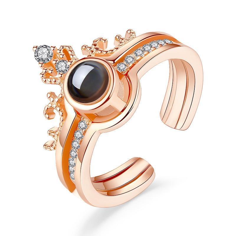 Amare 100 Languages I LOVE YOU Ring Necklace MaverickSX