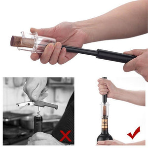 Red Wine Opener Air Pressure Cork Popper Bottle Pumps Corks Corkscrews Screw US