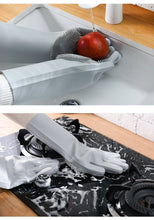 Load image into Gallery viewer, SILICONE DISH WASHING GLOVES
