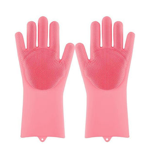 SILICONE DISH WASHING GLOVES