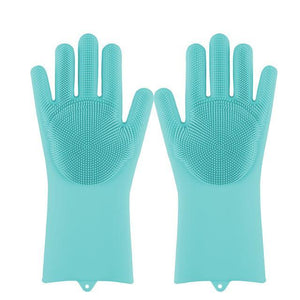 SILICONE DISH WASHING GLOVES