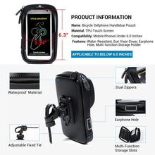 Load image into Gallery viewer, Waterproof Motorcycle Phone Mount
